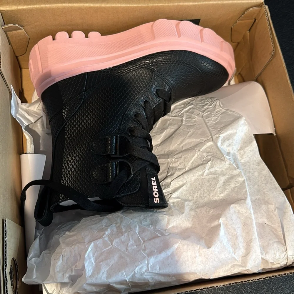 14. Sorel Women's Caribou Lace-up Wp Boots
Black and Vintage Pink Women's Boots - Picture 3 of 7